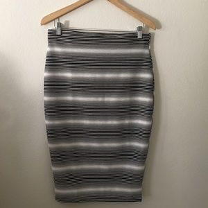🖤High-Waist Striped Pencil Skirt🖤